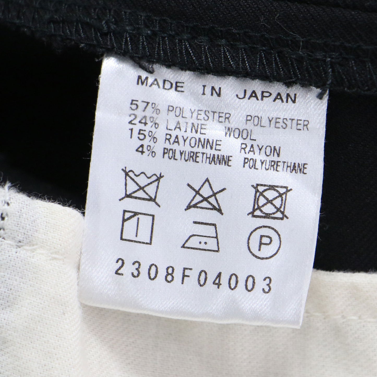 23秋冬 ジップ テーパード パンツ / ZIP TAPERED PANTS スラックス センターピンタック ツイル ウール