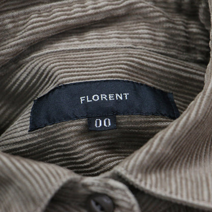 コーデュロイ オーバーサイズ シャツ / 長袖 レギュラーカラー コットン