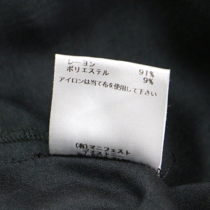 24春夏 パフスリーブ ブラウス / シャツ 5分袖 バンドカラー Aライン