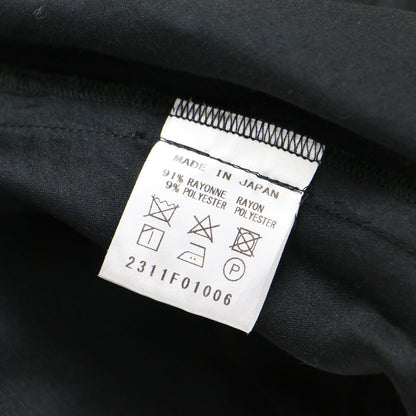 24春夏 パフスリーブ ブラウス / シャツ 5分袖 バンドカラー Aライン