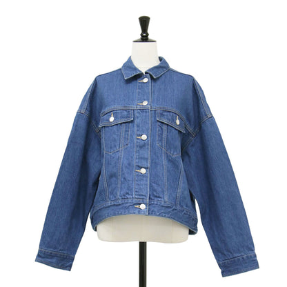 デニム ジャケット / Gジャン 長袖 オーバーサイズ コットン