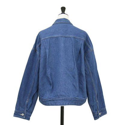 デニム ジャケット / Gジャン 長袖 オーバーサイズ コットン