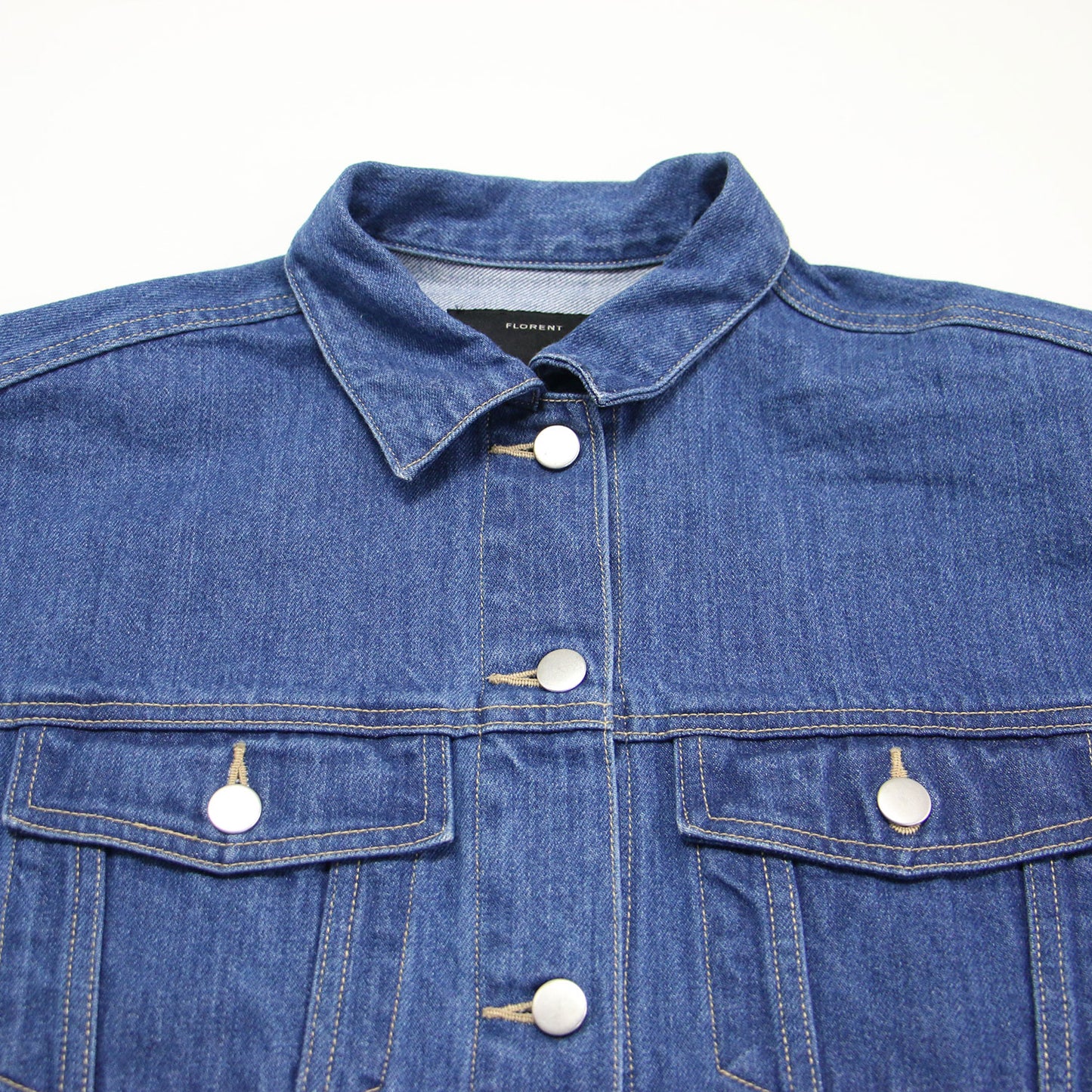 デニム ジャケット / Gジャン 長袖 オーバーサイズ コットン