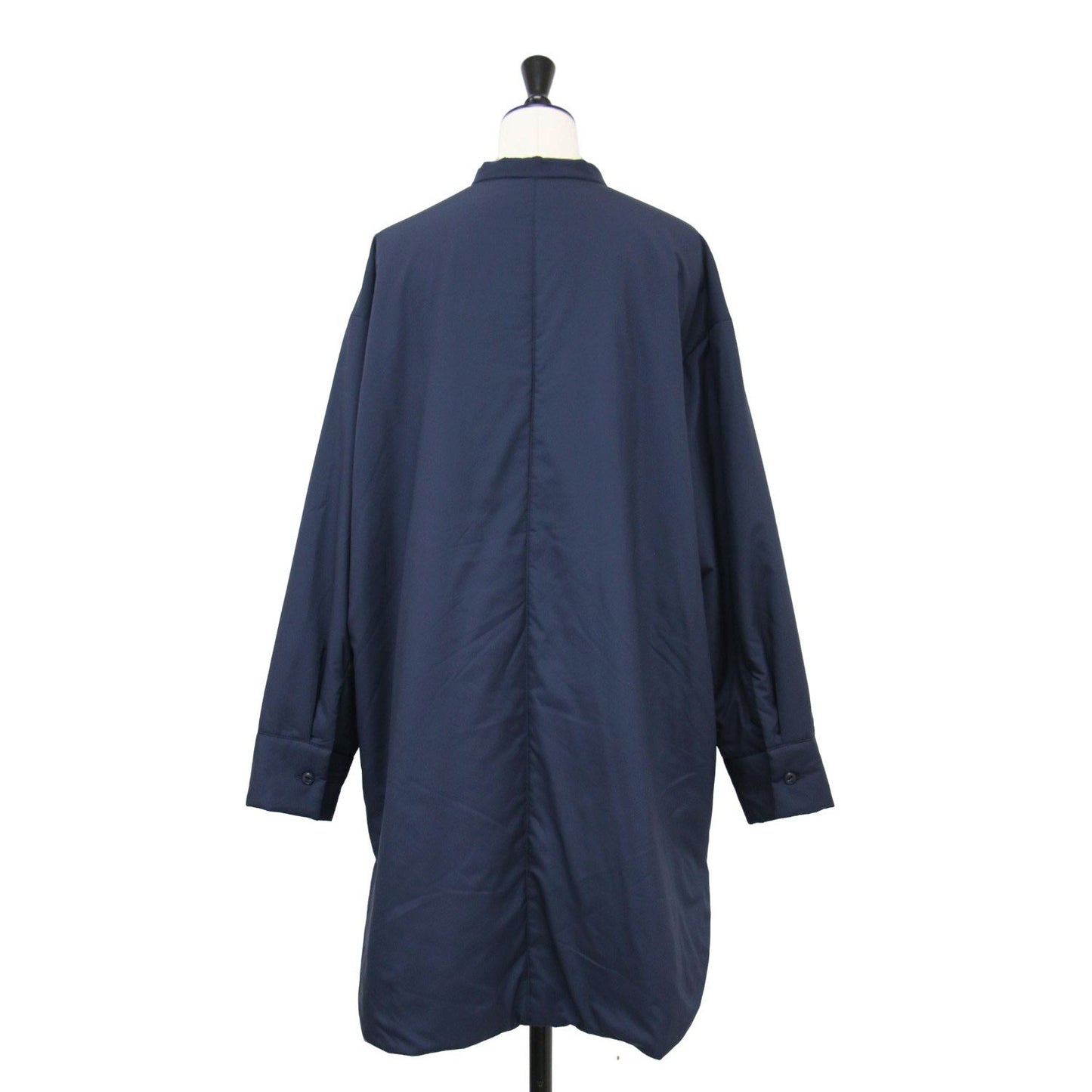 21AW バンドカラー シャツ / Band collor shirts 長袖 中綿 ラウンドヘム