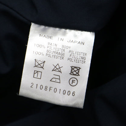 21AW バンドカラー シャツ / Band collor shirts 長袖 中綿 ラウンドヘム