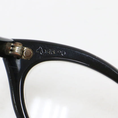 キャットアイ セルフレーム 眼鏡 / アイウェア 配色 メタル パーツ ヴィンテージ