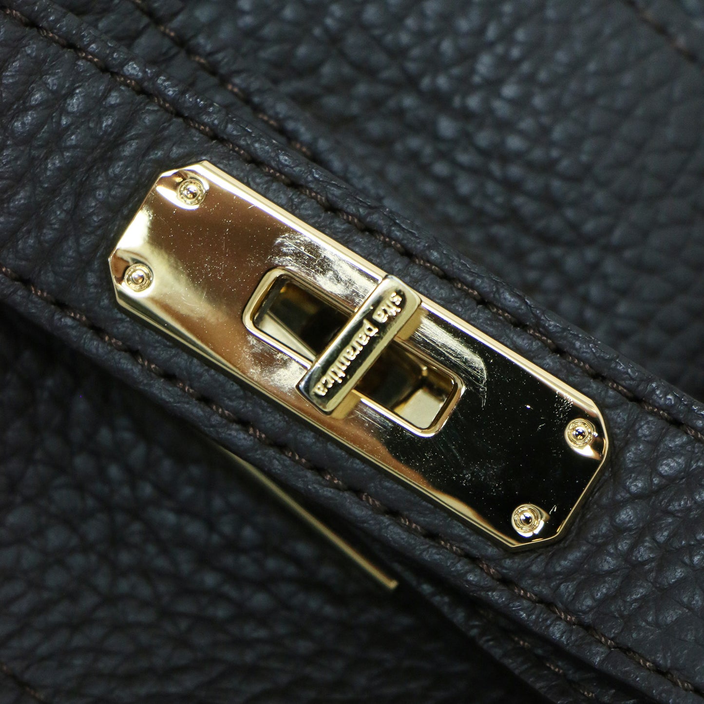 × L'Appartement 別注 レザー トートバッグ / ハンドバッグ ひねり金具 牛革