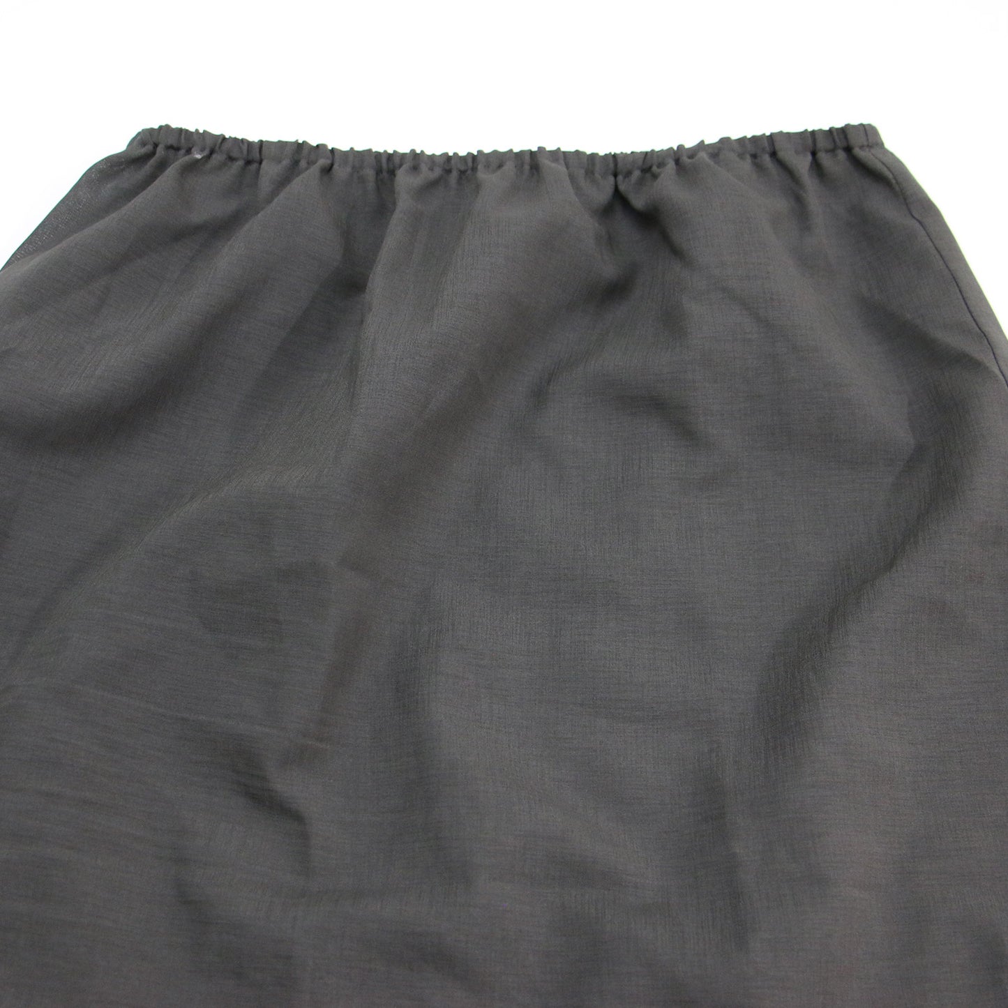 24春夏 テレデラン ギャザー スリーブ コクーン ワンピース / ロング フレンチスリーブ キーネック Iライン リネン