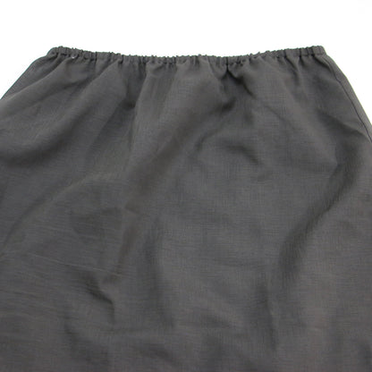 24春夏 テレデラン ギャザー スリーブ コクーン ワンピース / ロング フレンチスリーブ キーネック Iライン リネン