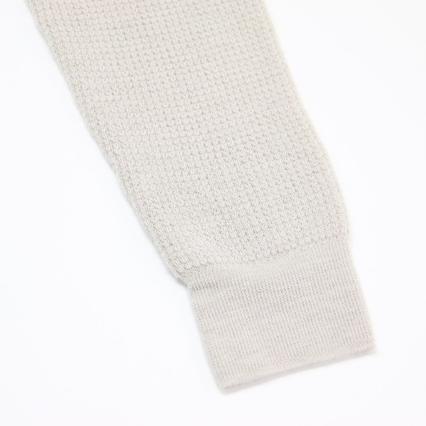 24春夏 カシミヤ サーマル ニット / Cashmere Thermal Knit プルオーバー クルーネック 長袖 2WAY ワッフル編み