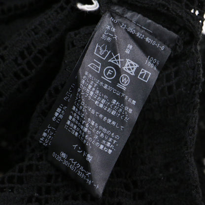 23春夏 レース シャツ / ジャケット 長袖 ノーカラー コットン リネン