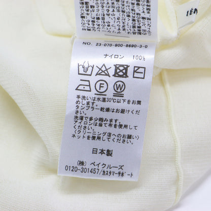 23秋冬 ソフト チュール プルオーバー / カットソー ハイネック 長袖 シアー