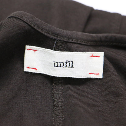 コットン ジャージー ノースリーブ ワンピース / タンクトップ ミディ丈 ラウンドネック タイト