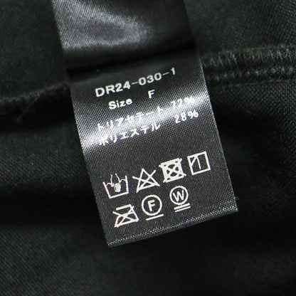 ベロア フロントホック カーディガン / becrux velour cardigan 長袖 クールネック
