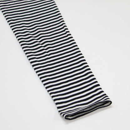 × IENA 別注 ボーダー Vネック カットソー / Tシャツ 長袖 コットン