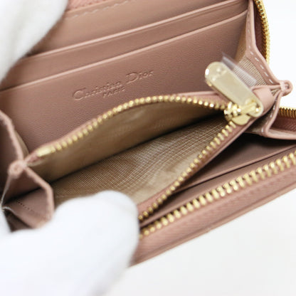 レディ ディオール ボワヤジュール ジップ コインケース スモール / Lady Dior Voyageur 財布 キルティング チャーム レザー