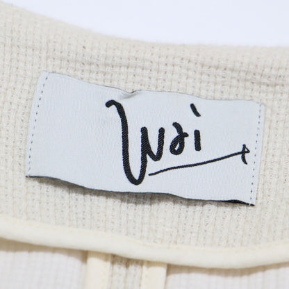 22春夏 ショートスリーブノーラペル ジャケット / ノーカラー 半袖 Vネック コットン リネン