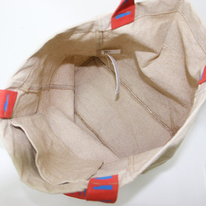 25春夏 リサイクル マーケット トート / RECYCLED MARKET TOTE バッグ ショルダー 肩掛け ロゴ キャンバス