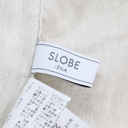 24春夏 リネン スキッパー プルオーバー / シャツ ブラウス 長袖 スリット