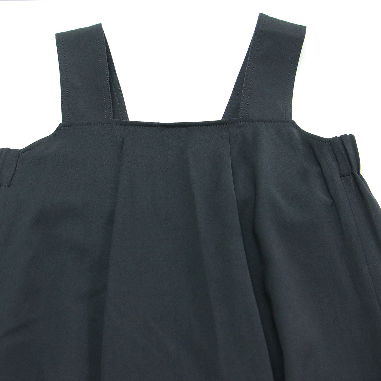 24春夏 ドライクロス セットアップ ワンピース / ボレロ キャミワンピース ロング丈 Vネック 長袖 ボリュームスリーブ