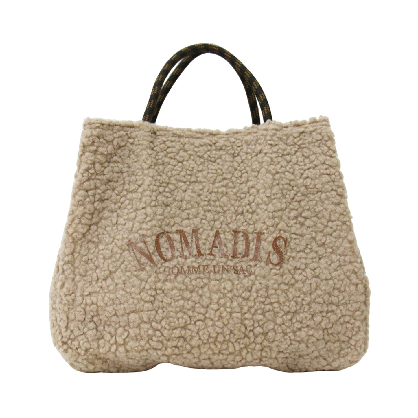 24秋冬 ボア トート バッグ / SAC BOA W ハンドバッグ ロゴ リバーシブル