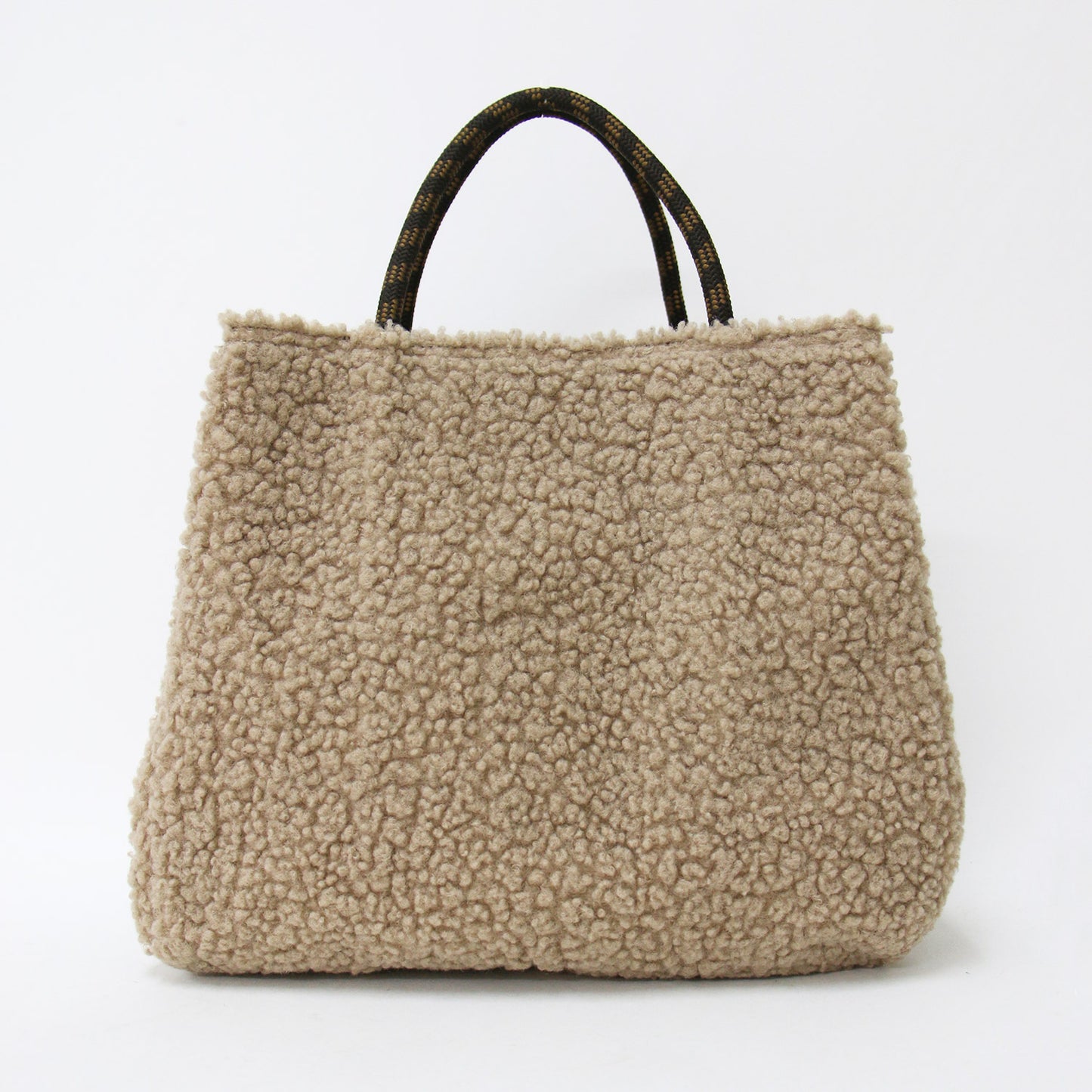 24秋冬 ボア トート バッグ / SAC BOA W ハンドバッグ ロゴ リバーシブル