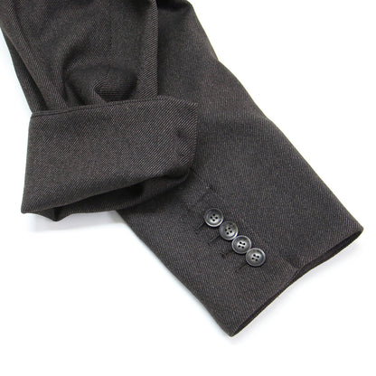 23秋冬 ツイル ノーカラー ジャケット / twill no collar jacket lo233-06 / Vネック 長袖 オーバーサイズ