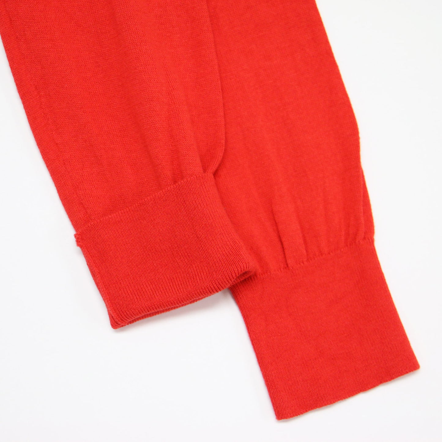 23春夏 コットン シルク クルー カーディガン / cotton silk ニット 長袖 ハイゲージ