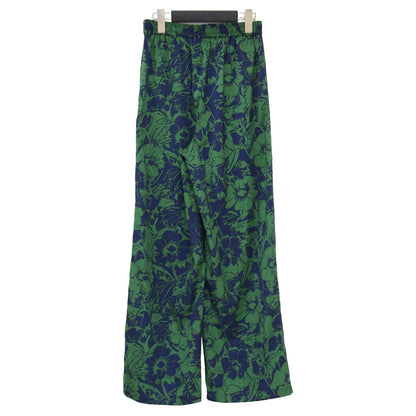 25春夏 コントラスト フラワープリント パンツ / イージーパンツ ストレート 花柄