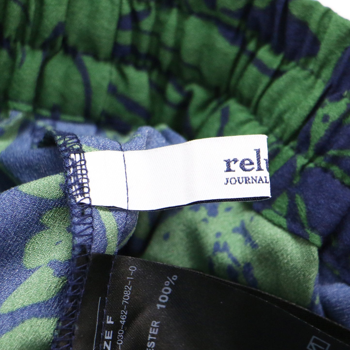 25春夏 コントラスト フラワープリント パンツ / イージーパンツ ストレート 花柄