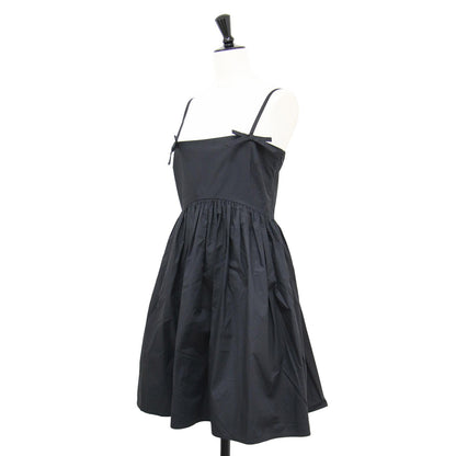 25春夏 コットン ポプリン ストラップ ドレス / Cotton Poplin Strap Dress ワンピース キャミソール ミニ丈 ギャザー 切替