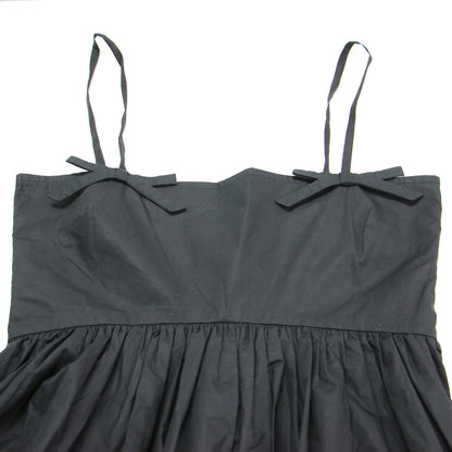 25春夏 コットン ポプリン ストラップ ドレス / Cotton Poplin Strap Dress ワンピース キャミソール ミニ丈 ギャザー 切替