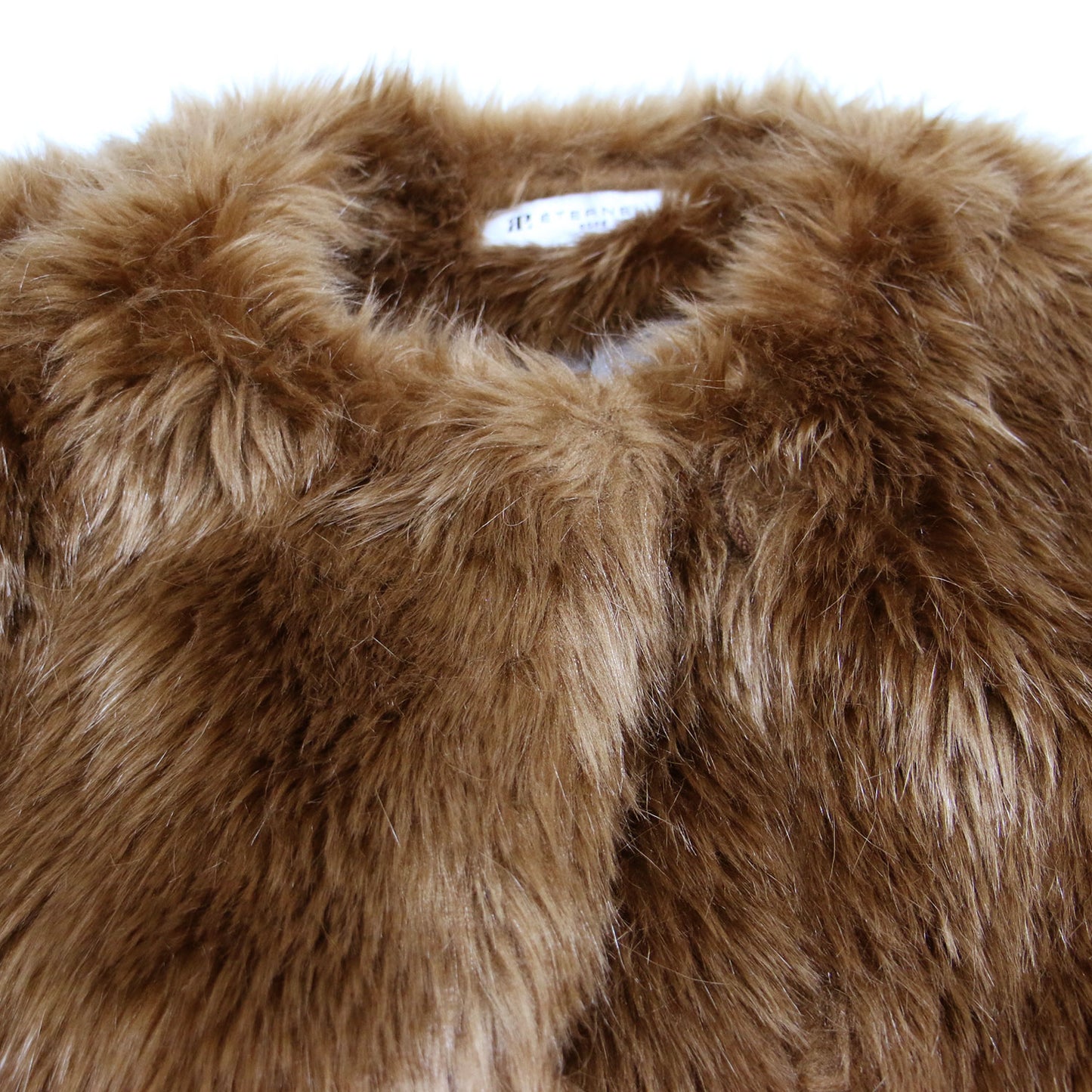 ETERNEL フェイクファー ジャケット / ブルゾン ショート丈 長袖 ノーカラー シャギー