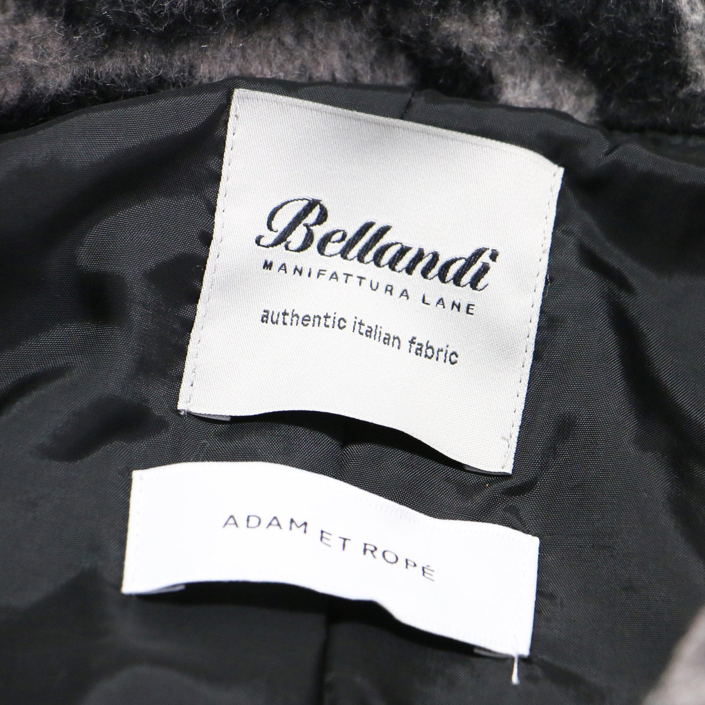 21秋冬 ベランディ ゼブラ ジャケット / Bellandi ブルゾン シャツ 長袖 オーバーサイズ アニマル柄 シャギー ウール