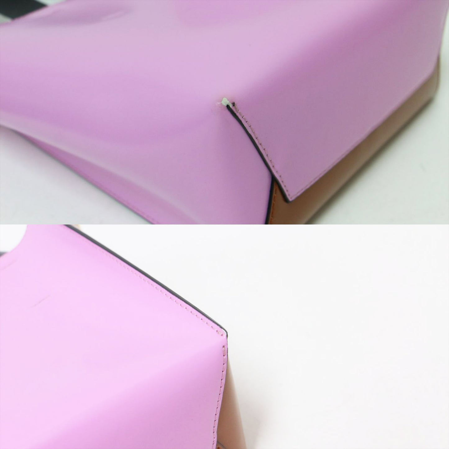 22秋冬 ミュゼオ ミニ レザー ハンドバッグ / MUSEO MINI トートバッグ ショルダー 2WAY 斜め掛け 肩掛け バイカラー 牛革