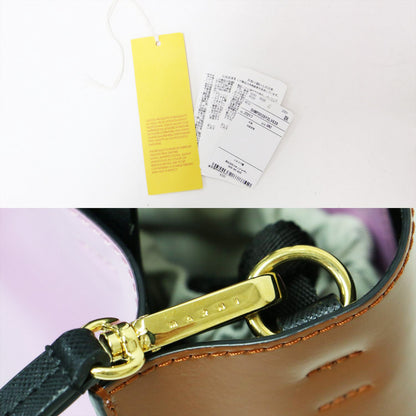 22秋冬 ミュゼオ ミニ レザー ハンドバッグ / MUSEO MINI トートバッグ ショルダー 2WAY 斜め掛け 肩掛け バイカラー 牛革