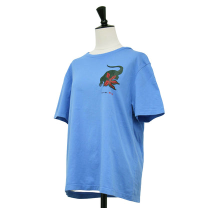 x Netflix アレンジワニ ロゴ Tシャツ / カットソー 半袖 ショートスリーブ クルーネック コットン