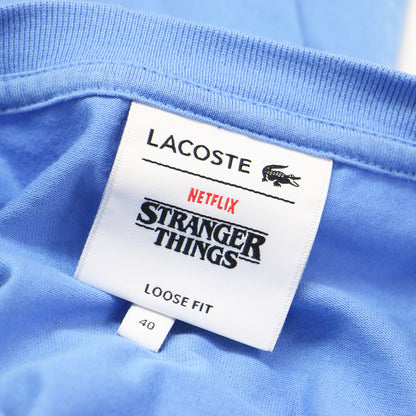 x Netflix アレンジワニ ロゴ Tシャツ / カットソー 半袖 ショートスリーブ クルーネック コットン