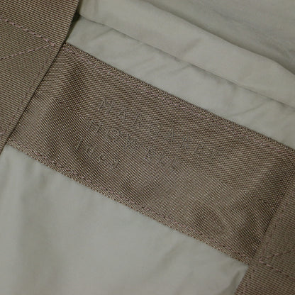 ポケッタブル ボストンバッグ / トート 肩掛け 配色テープ ロゴ刺繍