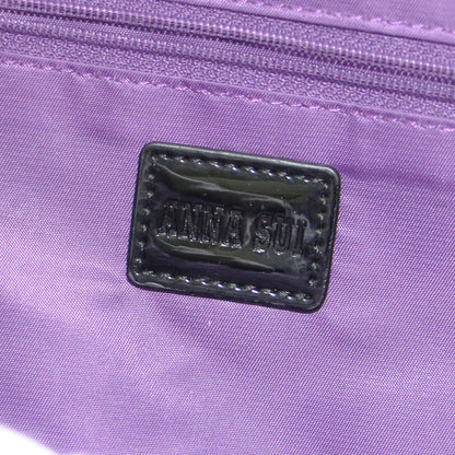 エリス 型押し エナメルレザー ショルダーバッグ / ポシェット 肩掛け 斜め掛け バタフライ エンボス