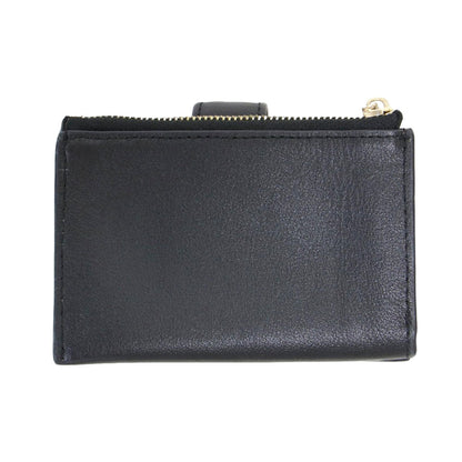 レザー リング付き コインケース / ウォレット ジップ