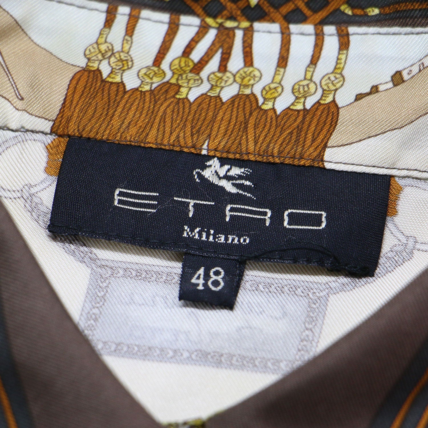 ETRO (エトロ) シルク スカーフ柄 長袖 シャツ / ブラウス 総柄