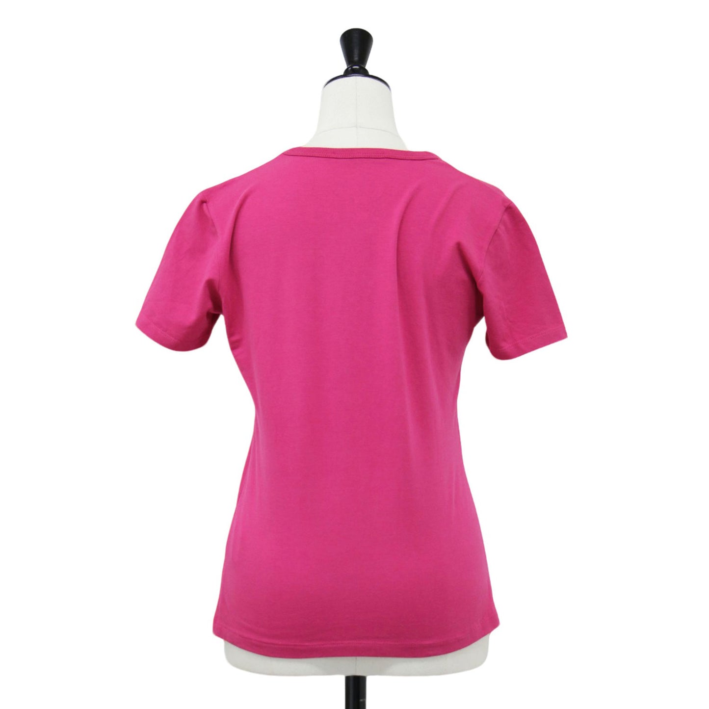 ペイズリー プリント 半袖 Tシャツ / クルーネック ショートスリーブ 刺繍 コットン