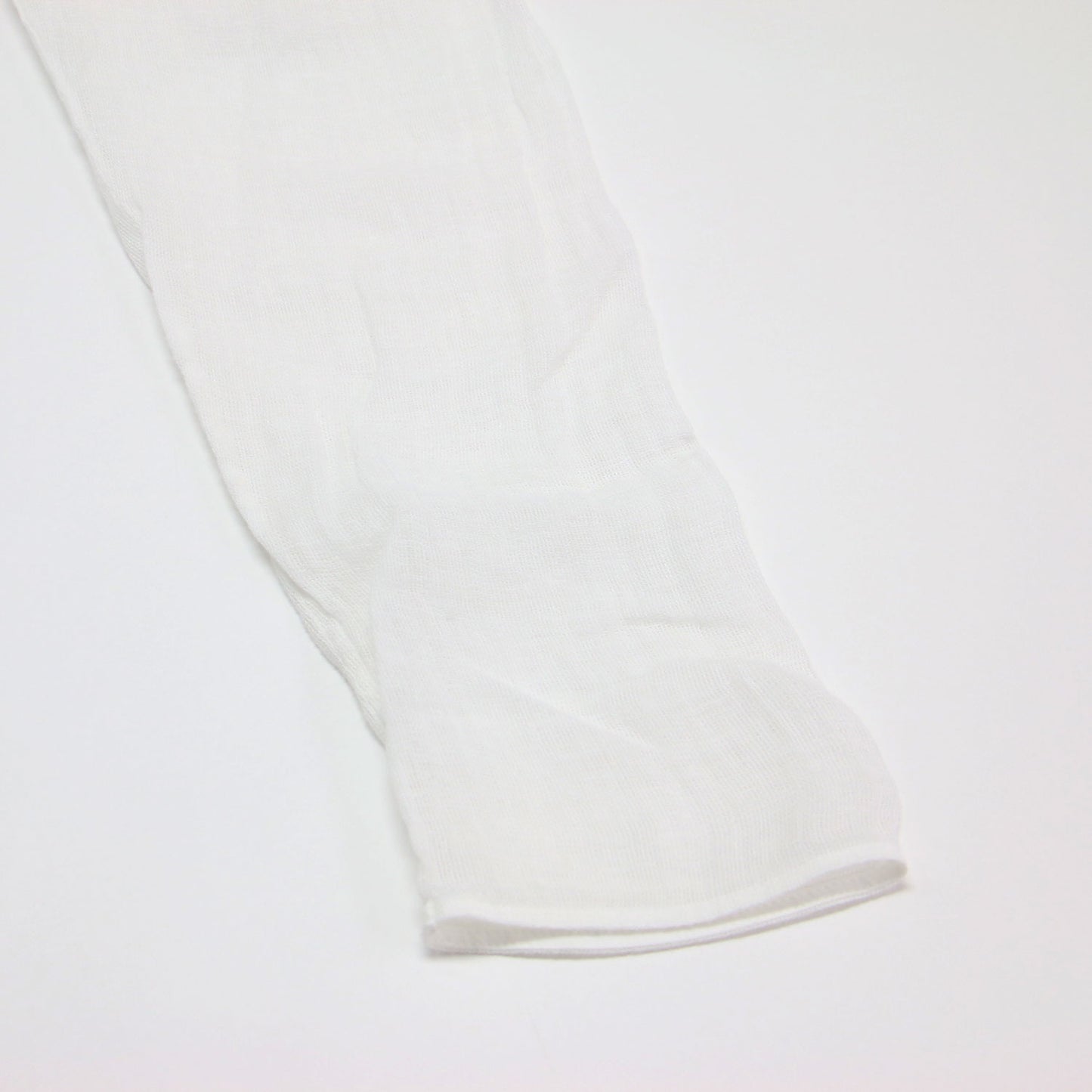 23春夏 メッシュ リネン ルーズ プルオーバー / ブラウス 長袖 ボートネック シアー