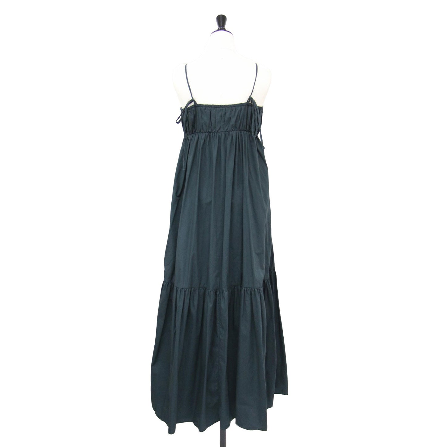 21春夏 マキシ キャミソール ワンピース / DISEMMA ドレス ティアード ギャザー コットン