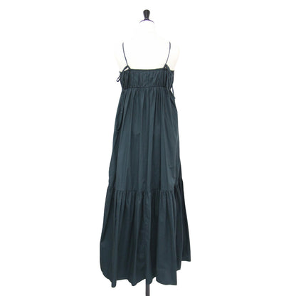 21春夏 マキシ キャミソール ワンピース / DISEMMA ドレス ティアード ギャザー コットン