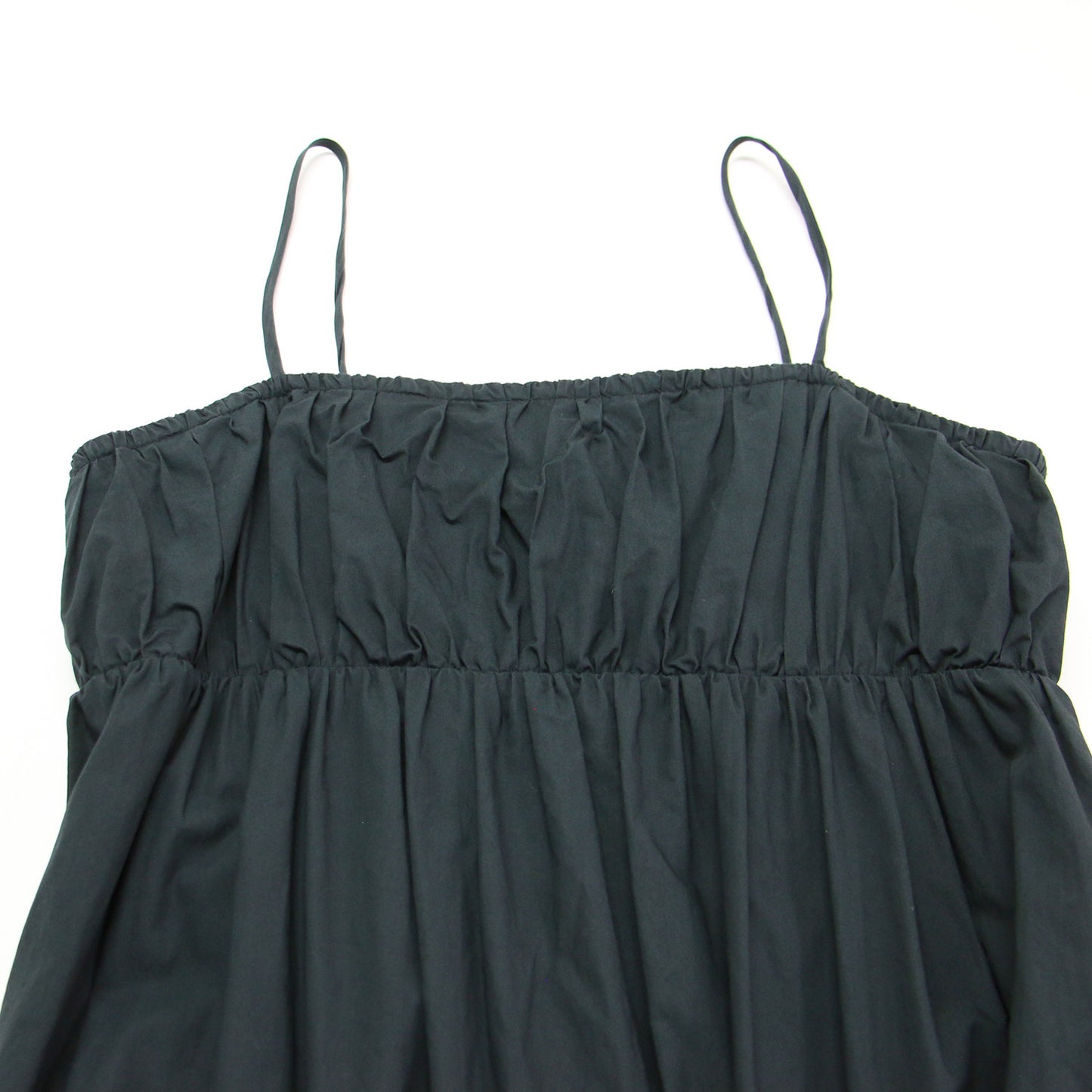 21春夏 マキシ キャミソール ワンピース / DISEMMA ドレス ティアード ギャザー コットン