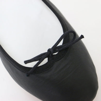 レザー バレエシューズ / BALLERINE パンプス ラウンドトゥ ローヒール