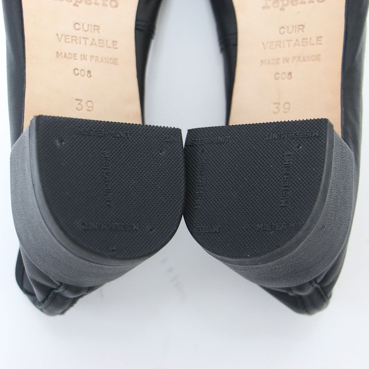 レザー バレエシューズ / BALLERINE パンプス ラウンドトゥ ローヒール