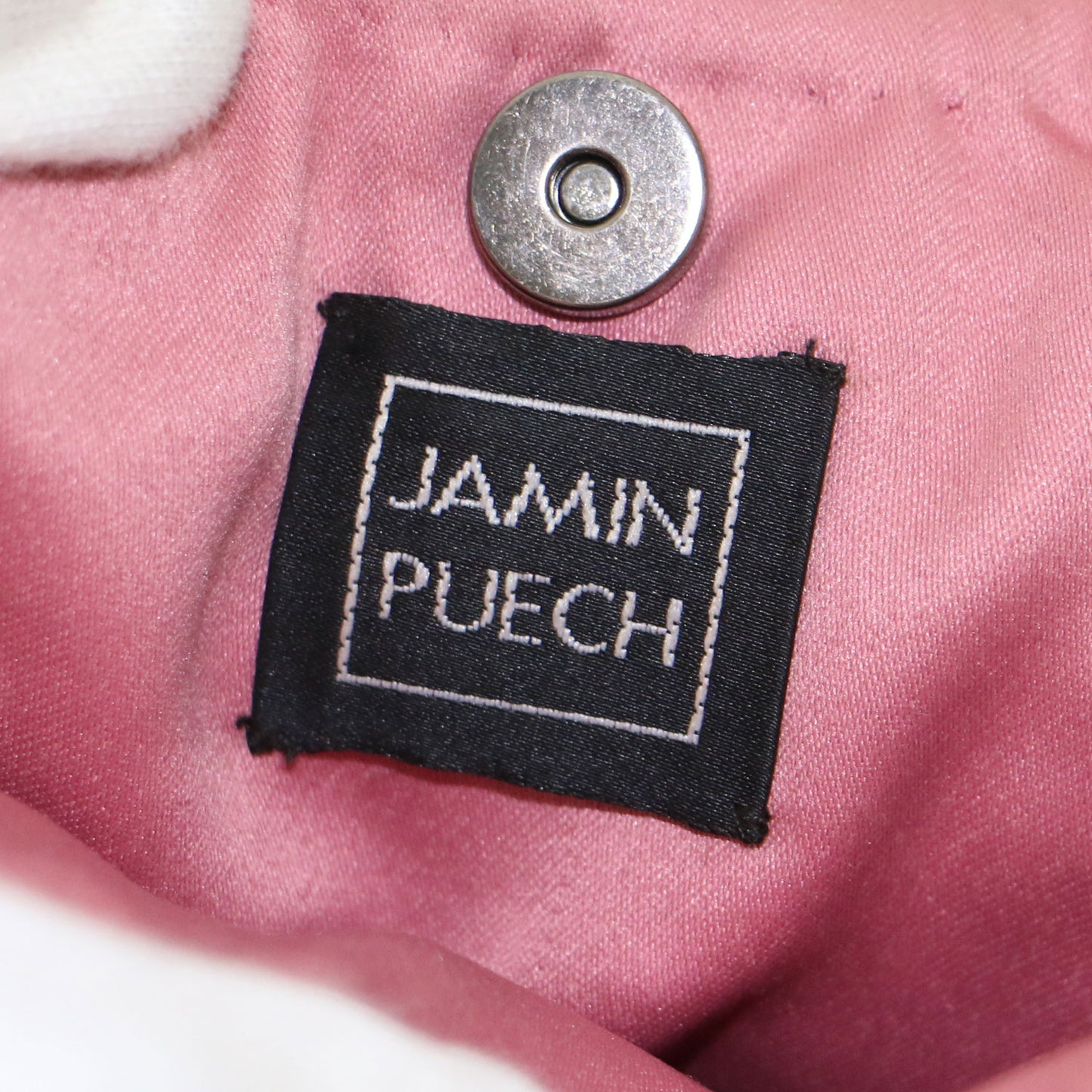 ビーズ 刺繍 ハンドバッグ / フラワー模様 レザーハンドル スパンコール